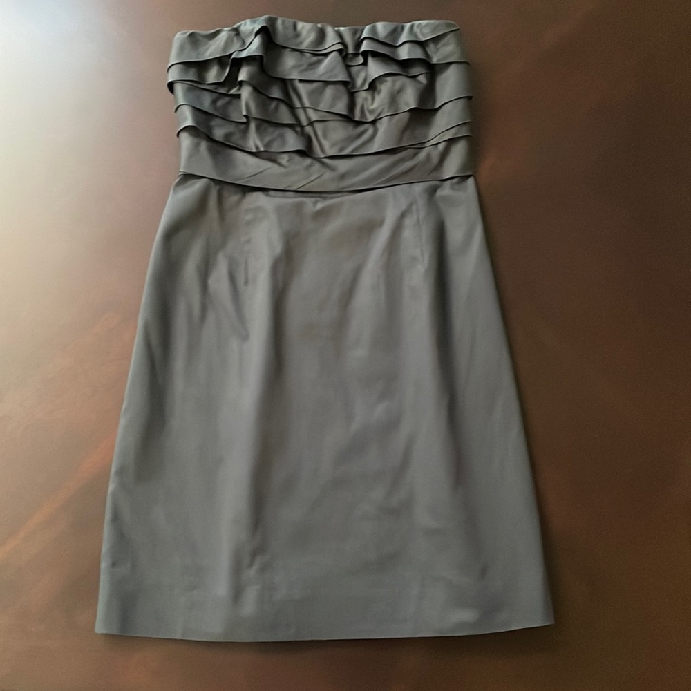 J. Crew Strapless Cocktail Dress - charcoal, size 0